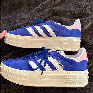 Adidas Bold Gazelle Blue/Pink Sneakers
